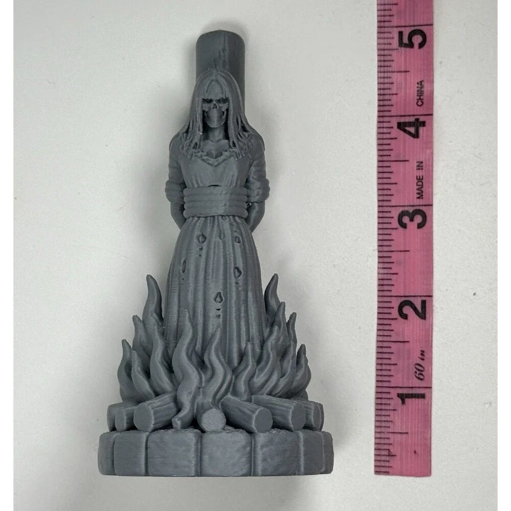 Salem Witch Trials Burning Witch at the Stake Paintable Toy